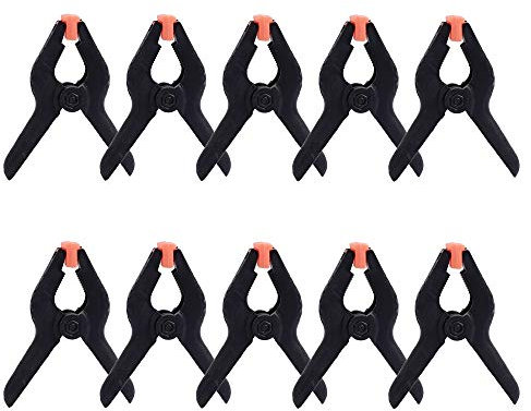 10 Pcs Plastic Spring Clip, Background Clip Woodworking Clip to Fix Clamp Spring Clip