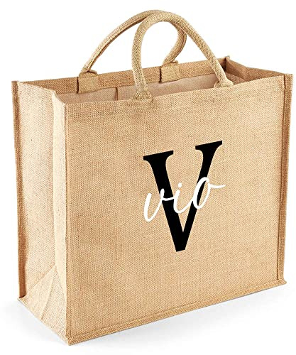 mamir home Filztaschen Jute Shopper Personalisiert MOM Mama Oma Namen Kinder