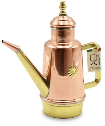 Erre4m Huilier en cuivre et laiton artisanal de 0,45, 1 et 1,4 litres (0,45 litre)