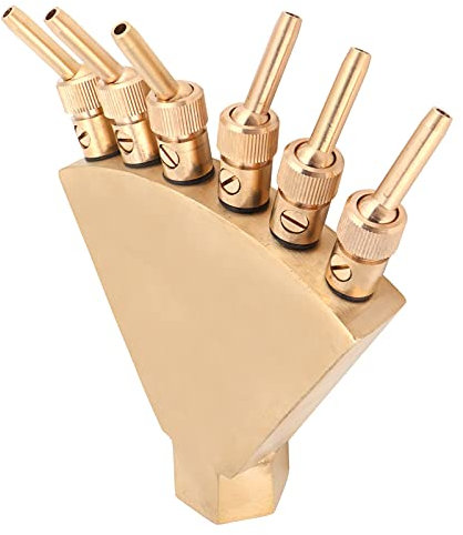 Tomotato Ugello a Spruzzo per Fontana in Ottone,G1in Filettatura Interna Regolabile in Ottone Fontana d'Acqua Spruzzatore Testa per Piscina Stagno Rockery Fontana Decorazione
