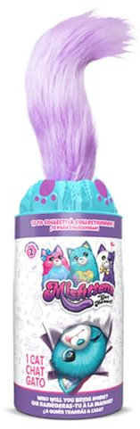 #sbabam Misfitten Cats, Spiele für Kinder vom Kiosk, weiches und farbenfrohes Katzenplüschtier, Spielzeugtiere für Kinder – große und kuschelige Plüschkatze