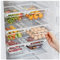 Epzia Pack de 2 cajones organizadores para frigorífico, estante extraíble para huevos, frutas, verduras, mariscos, apto para estantes de frigorífico de menos de 1,5 cm, apto para frigorífico de 30 a