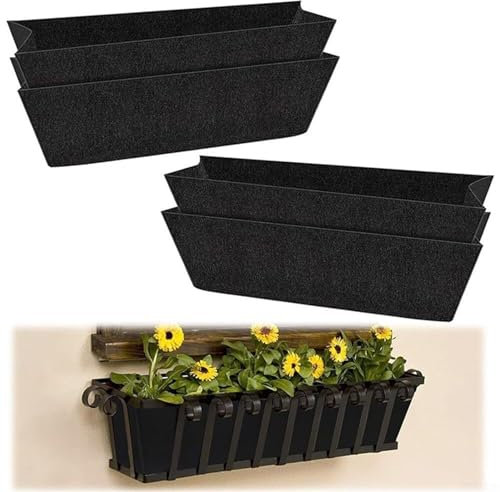 4 Piezas De Fieltro De Repuesto For Forro De Coco, Forro De Coco For Colgar En La Pared, Almohadilla For Cesta, Tela No Tejida, Bolsas De Cultivo De Plantas, Forro De Coco De Repuesto ( Size : 36in )