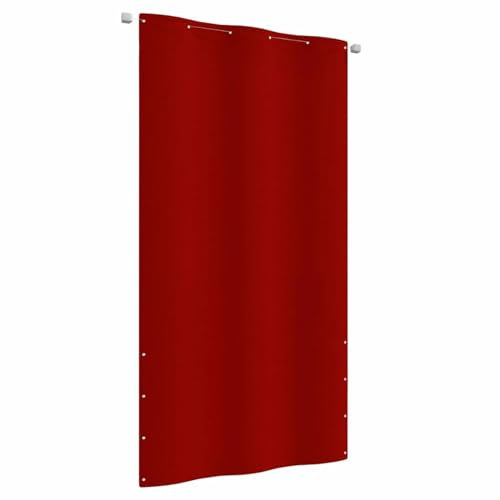 Buzaza Balkon-Sichtschutz Terrassen Sichtschutz Blackout Shade Terassensichtschutz Sichtschutz Garten Rot 120x240 cm Oxford-Gewebe