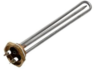 NPQRKJYH Chauffe-eau tubulaire électrique 220V, 1kw/1,5 kw/2kw, élément chauffant par Immersion, filetage de 1 1/4 pouces avec Tube de sonde(2KW 260mmL)