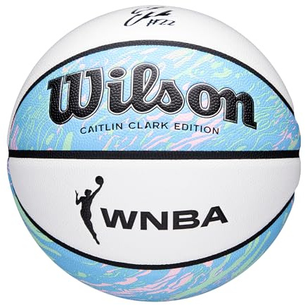 WILSON Caitlin Clark WNBA Oasis Basketball, Mehrfarbig/Weiß, Gr. 6