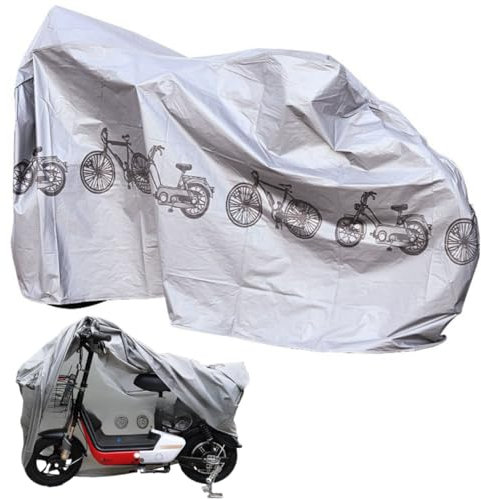 Housse de Protection pour Vélo - Housse Imperméable et Durable 210x100 cm pour Vélo de Montagne, Moto et Voiture Électrique - Protection Anti Poussière et UV