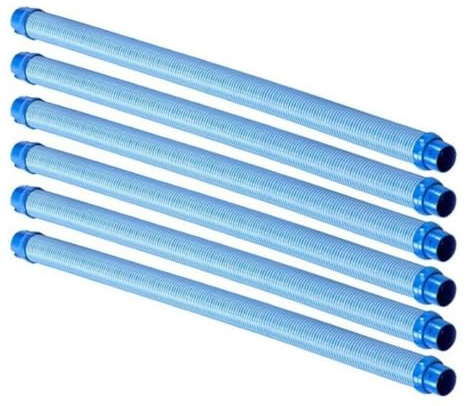 GALYON - Juego de 6 Secciones de Mangueras Compatibles con Zodiac T3, T5 Duo y MX - 6 x 1 m - Para Limpiafondos de Piscina Hidráulicos - Color Azul