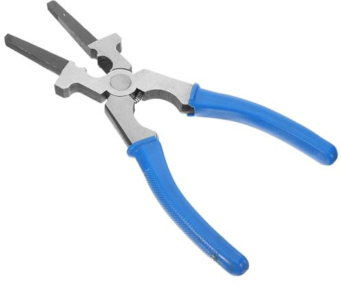 FONDOTIN Pinza Saldatura Multifunzionale con Impugnatura Blu Alta Durezza in Metallo Bloccaggio Rapido per Riparazioni Auto Meccaniche e Casa Strumento Professionale per Saldatori