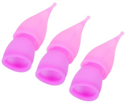 MOLUCKFU 6 Stück Silikon Menstruationstassen für Frauen mit 30ml Fassungsvermögen Auslaufsicher und Verformungsfrei zum Wandern und Schwimmen in Lila