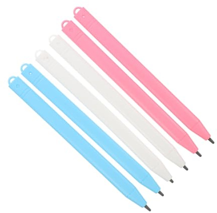 Garneck 6pcs Reusable Writing Pen for Drawing Tablet Lcd Tablet Pen Drawing Pad Stylus Replacement for Boys and Girls Adults Touch Screen for Lcd Boards