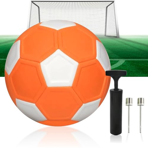 XUXLEKK Fútbol Curvo Talla, 20 cm Balón de Fútbol Curve, Pelota de Fútbol de Goma EVA, Balón De Fútbol Curvo, Balon Futbol Niño, Regalo para Niños De 6 a 12 Años A Quienes Gusta El Fútbol