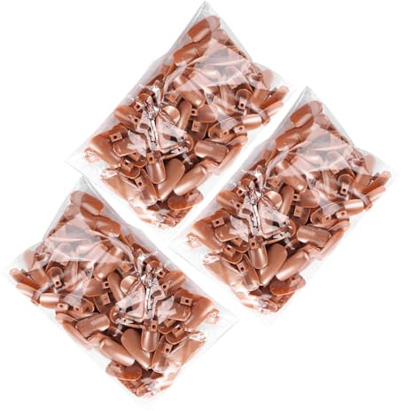 Angoily 300 Faux Ongles D'entraînement Manucure en Plastique Lisse, 300 Pièces pour Pratiquer Nail Art, Pose Gel et Acrylique, Accessoires Manucure Débutants et Professionnels