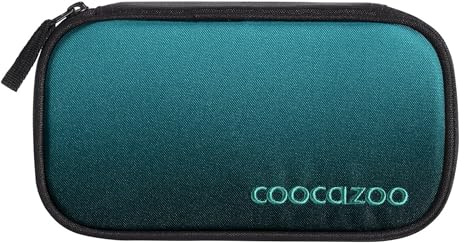 coocazoo Schlampermäppchen Pencil Case Teal Shadows schwarz blau