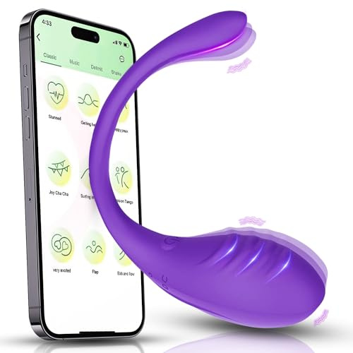 Egg Vibrates for Women Soft Clitioral Tool Small Silent Adult Tools for Women Silent Personal Womens Vibrates10 Modes (JED2)