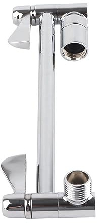 Einstellbarer Duschkopf Verlängerungsarm 10 Zoll Messing Arm Extender gebürstet Wandhalterung für Bad Duscharm
