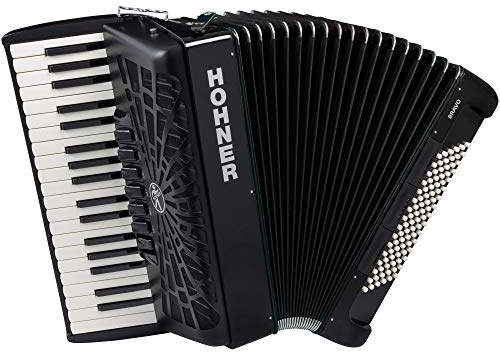 Hohner Bravo III 96 Silent Key Akkordeon schwarz