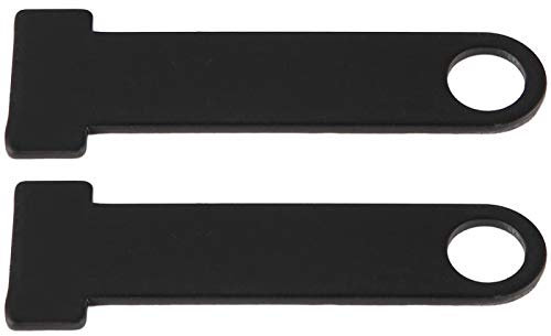 Ymiko Serrure d'anneau en D de Casque, Sangle de Casque Universelle Serrure d'anneau en D Accessoires antivol de Moto en Acier Inoxydable(Noir)