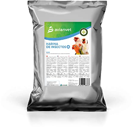 Avianvet - Harina de Insectos | Suplemento Proteico Natural para Pájaros | 500 gr (500 gr)