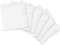 6 piezas de pañuelos de algodón para damas, 60S WomenLace White Hankies Soft Solid Pure