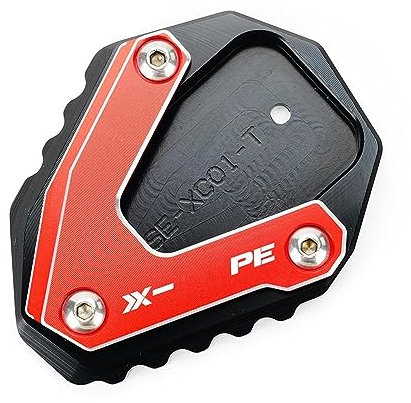 Motorrad Seitenständer Unterlage Für Moto Morini Für X-Cape 650 650X Für XCape 650 2022 2023 Motorrad Zubehör Schlüsselanhänger CNC Seitenständer Fußvergrößerer Kickstand Pad(3)