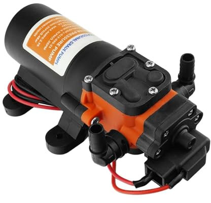 Water Pumps Diaphragm Pump Boat Accessories 40 PSI 12V SFDP1-010-040-21 / 24V SFDP2-010-040-21 Marine Diaphragm Pump for Showers Toilets (Size : 24V SFDP2-010-040-21)