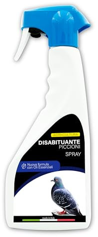 AGRI-CULTURA® | Repellente Piccioni 1 LT | Disabituante Piccioni Barriera Vegetale Olfattiva Anti Piccioni e Gabbiani per Balcone, Terrazza, e Giardino | Alternativa Ecologica a Veleno e Naftalina.