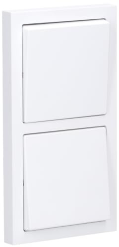 Busch-Jaeger future linear Wechselschalter-Set 2-fach | 2× 2000/6 US Wechselschalter + 2× 1786-884 Wippe + 1× 1722-884K Abdeckrahmen