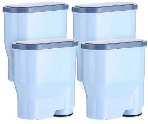 Filtro sostitutivo per acqua per macchine da caffè Philips AquaClean CA6903/10, CA6903/22, serie CA6903, riduttore di calcare, certificato TÜV SÜD, riduce PFAS, PFOA/PFOS (4 pezzi)