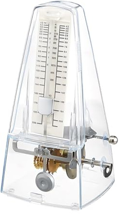 Mechanisches Metronom, Universales Metronom, Transparent Metronom für Klavier, Gitarre, Guzheng, Violine, Schlagzeug, Pfeife Rhythmische Maschine für Musik