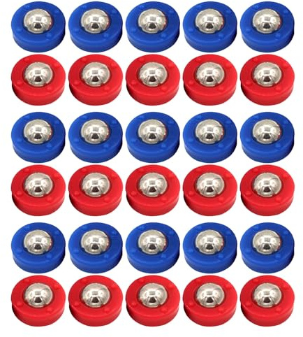 HOODANCOS 30 Discos Deslizantes para Tejo Accesorios para Mesa De Tejo Minidiscos para Accesorios para Juego De Discos De Mesa para Curling Equipo para De