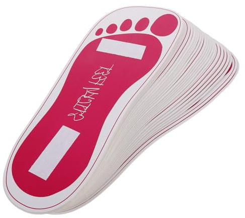 CLISPEED 25 Pares Protectores Desechables para Pies Almohadillas Adhesivas para Bronceado Spray Herramientas para Salones de Bronceado Móvil Protección Higiénica y Cómoda para Tipo de Pies