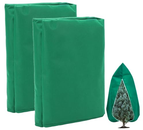 Csafyrt Couvertures d'arbustes pour l'hiver 2 pièces couvertures de Protection Contre Le Gel des Plantes en Plastique avec Ferme