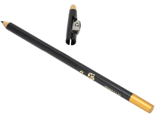 Generic Skäggpenna Filler Skäggliner Formverktyg Professionell Kompakt Design med Pennvässare för Män Mustasch Styling och Färgning (Svart)