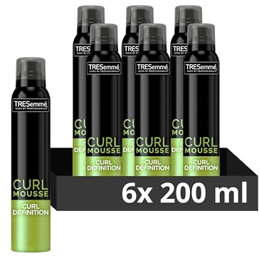 TRESemmé Curl Definition Hair Mousse professional-quality hair care for long-lasting control 6x 200 ml