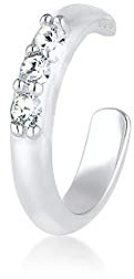 Elli Ohrringe Damen Single Earcuff mit Kristalle in 925 Sterling Silber