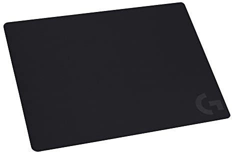 Logitech G G240 Stoff-Gaming-Mauspad, optimiert für Gaming-Sensoren, mäßige Oberflächenreibung, rutschfeste Mausmatte, Mac- und PC-Gaming-Zubehör, 340 x 280 x 1 mm