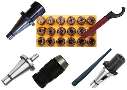 Spannfutter SK40 DIN2080-ER32+Er32 Set HL+Schlüssel H/Bohrfutter SK40 1-16mm P/Hülse 154 SK40/MK3 + Austreiber MK3