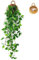 ANZOME Plantas Colgantes Artificiales con Cesta de Madera, 107 cm Plantas Colgantes Artificiales en macetas para Oficina Cocina Jardín Fiesta Decoración de Pared (Ivy)