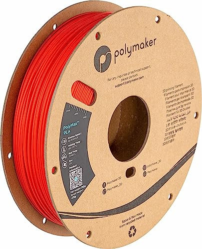 Polymaker PolyMax Tough PLA Rot - 1.75mm - 750g