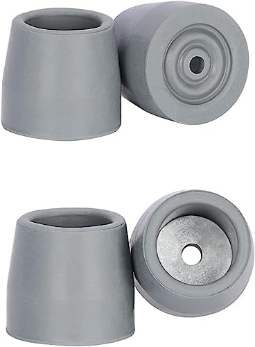 supregear Gummifot 28 mm, för hopfällbara gångställ, 4 stycken, grå