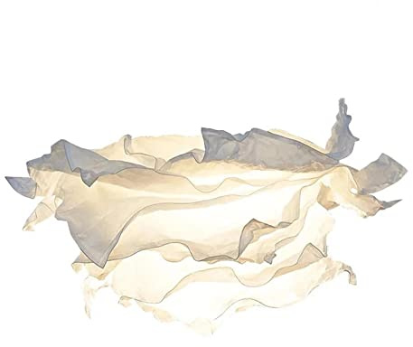 MagiDeal Moderner Lampenschirm aus Papier, Pendelleuchte, Kronleuchter, blumenförmiger Lampenschirm für Esszimmer, Restaurant, Küche, Dekoration, m