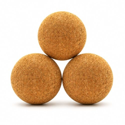 3 x Wein Korkkugel 8 cm – Weinkorken Kugelstopfen aus Presskork | Für Dekanter und Karaffen, Vorratsgläser, Wohnraumdeko und DIY, Wein, Whisky, Rum, Cognac und Obstbrand