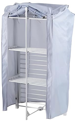 Tarrapu Heated Airer Cover for 3-Tier Airers: Premium Clothes Airer Cover for 3-tier Heated Drying Rack and Clothes Horse, Helps Speed Up Drying, Fits Drysoon, Black and Decker and More