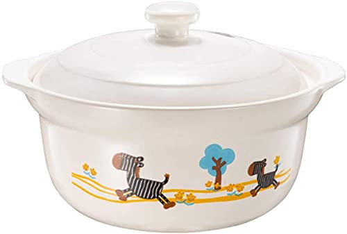 CVNIMV Cazuela De Barro Cazuela De Cerámica Cazuela De Barro Olla Cazuela Resistente Al Calor