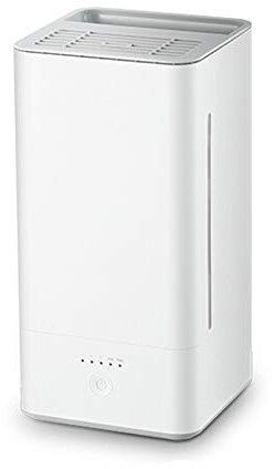 Humidificadores para dormitorio Humidificadores de llenado superior, humidificador de aire silencioso de 36 dB, humedad constante inteligente y apagado automático sin agua, humidificador con niebla fr