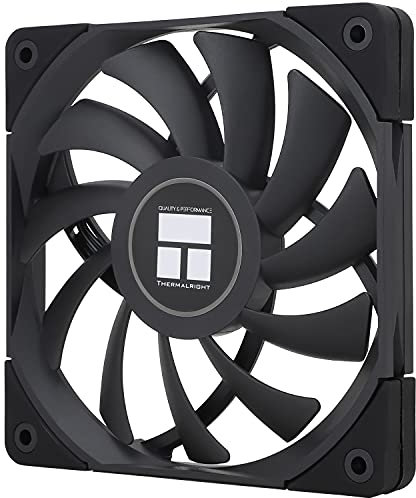 TR TL-C12015B Ventilador de caja de computadora Ventilador silencioso de PC PWM de 4 pines, Ventilador de enfriamiento delgado de 15 mm, Ventilador de enfriamiento de CPU de 120 mm