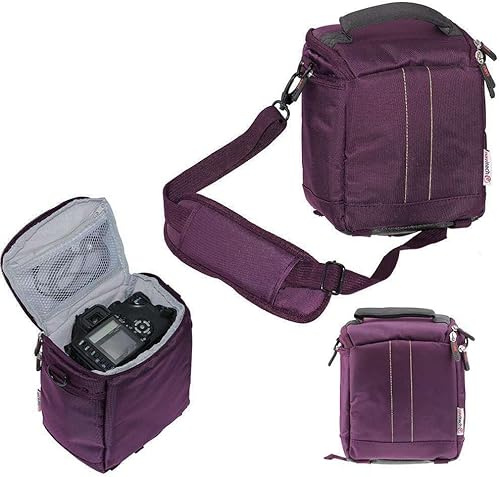 Navitech Sacoche pour appareil photo reflex numérique Panasonic LUMIX FZ82D Violet