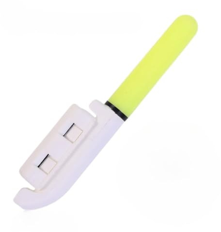 ARMERIAONLINE SINCE 1999 Luce LED Ricaricabile per Pesca, 30mm Verde Fluorescente, Kit con 2 Starlight e Caricatore USB