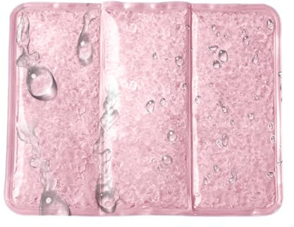 Cold Pad,Foldable Gel Cooling Pillow - Seat Cold Cushion Pad Multi-purpose Reusable Water Pad for Sleeping Sitting Home Workplace Camping Reading Watching TV Nighttime Outdoor Studying